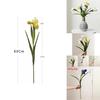 Realistic Pu Irish Iris Flower For Outdoor Events Home Office Decoration Gift