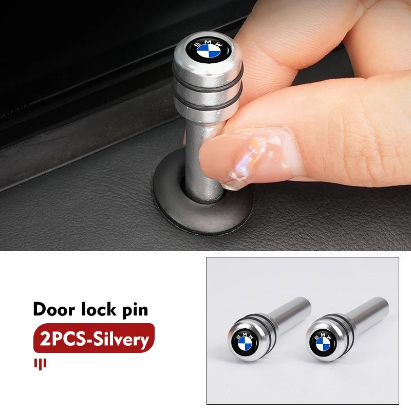 QMBR7 80% New 2/4pcs Car Alloy Door Lock Pin Security Insurance Accessories For BMW E87 E70 E91 E30 G20 E92 E93 E60 E46 E90 G30 E53 X