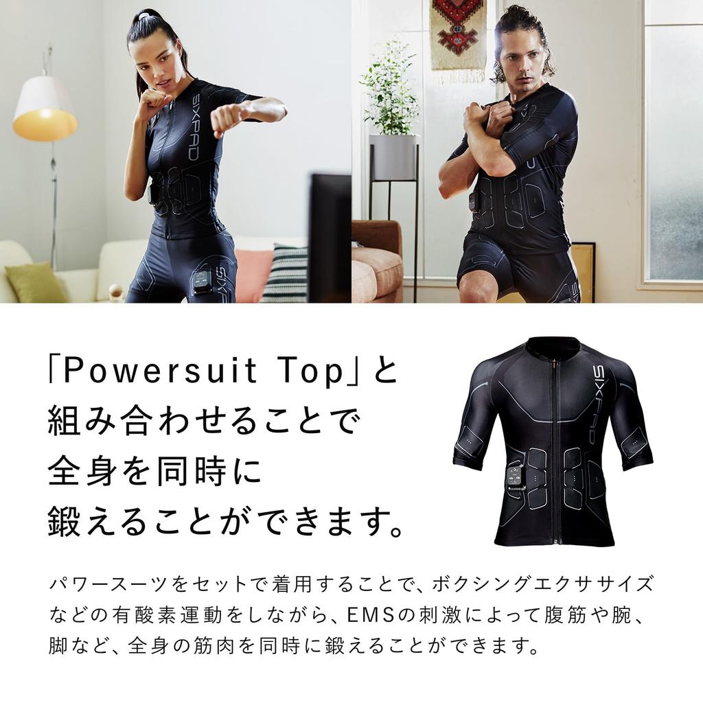 SIXPAD HOME GYM Exclusive Powersuit Bottom Controller Set MTG Manufacturer Muscle Training EMS Diet [Genuine Product] (M, Women's)