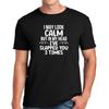 I MAY LOOK CALM BUT IN MY HEAD | FUNNY | NOVELTY | JOKE | MEN'S T-shirt TEE TOP