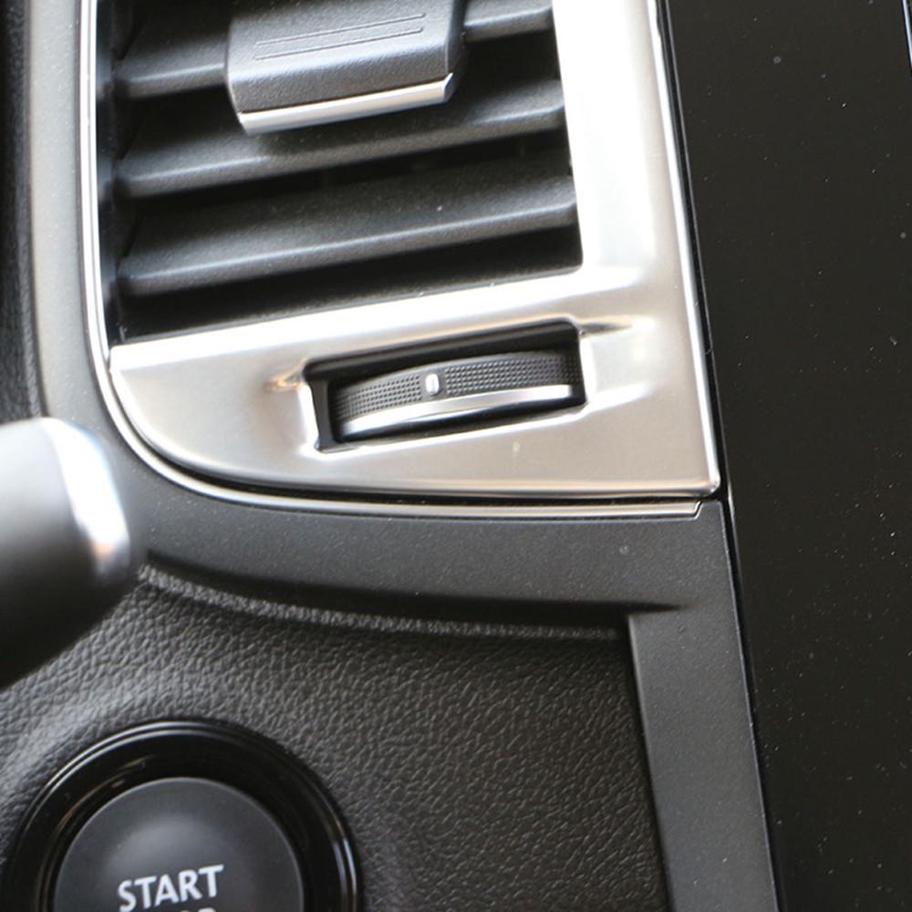 2 шт./компл. Для Renault Koleos Для Samsung QM6 2017-2025 Накладка на передний воздуховод кондиционера, отделка, рамка панели воздуховыпускного отверстия, аксессуары для интерьера