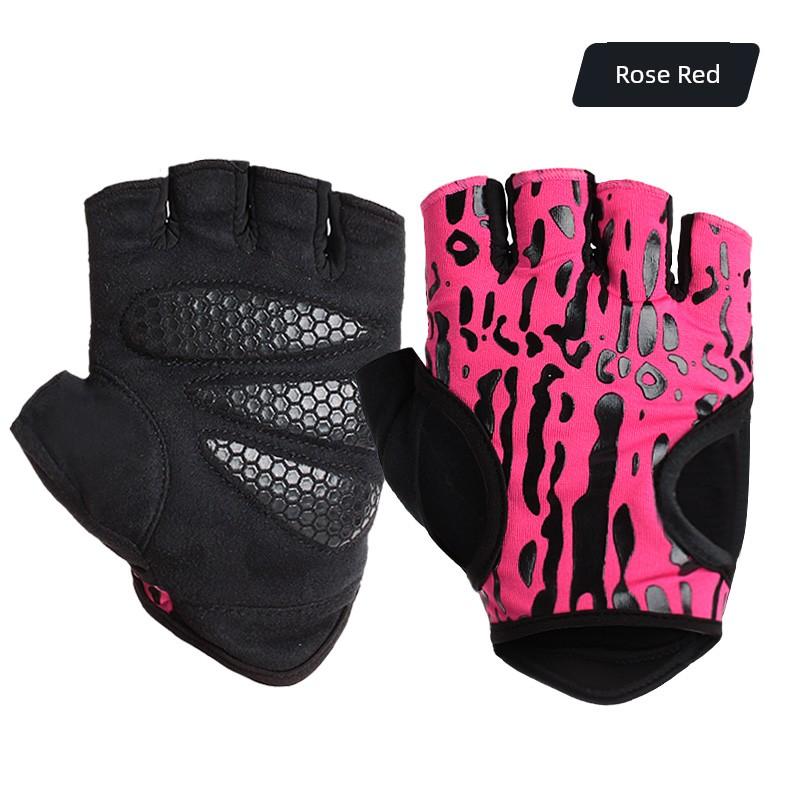 Fitness Gloves Men's and Women's Breathable Thin Equipment Training Anti-Cocoon Half Finger Exercise Wait Lifting Spinning Non Slip Palm Protector