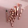 Fashionable Mini Portable Macaron Makeup Brush Eight-Piece Beauty Tool Set