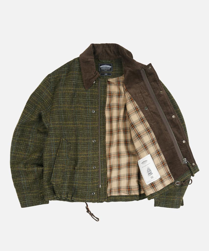 FRIZMWORKS Wool Heritage Hunting Jacket _ Seaweed