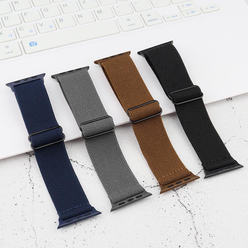 Scrunchie Strap for Apple watch ultra 2 band 49mm 44mm 40mm 45mm 41mm 46mm Elastic Nylon bracelet iWatch series 3 6 se 7 8 9 10