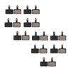 10Pair Bicycles Disc Brake Pad Replacement SemiMetallic Bicycles Disc Brake Pad for Cyclings Mountain Road Bikes