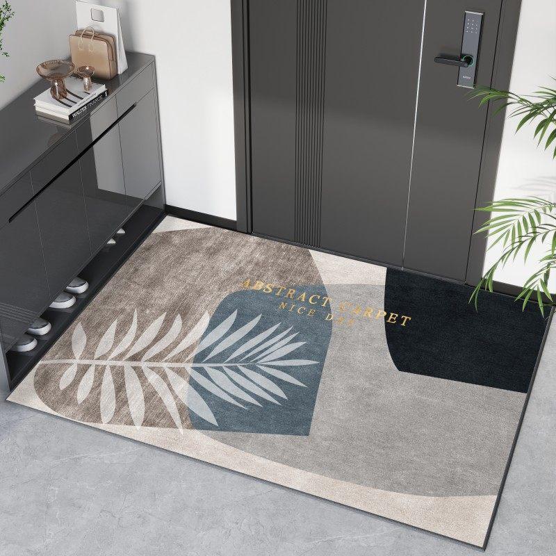 Light Luxury Door Floor Mat Entry Door Entrance Entrance Door Mat Entry NonSlip Foot Mat Crystal Velvet Floor Mat