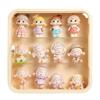Figure Case Collection Case Wall Hanging Collection Acrylic Figure Case Toy Cleaning Candy Toy Anime Game Dollhouse Miniature Show (Cream)
