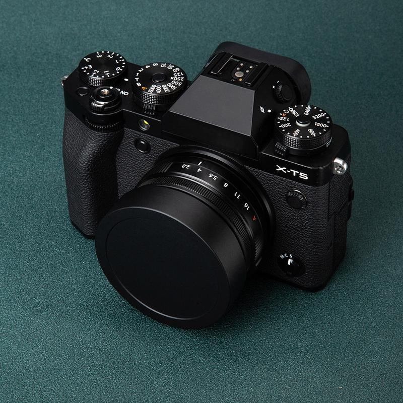Для Fujifilm Fuji XF27mmF2.8 II XE5 XF23mmF2.8 R WR Металлический бленда с крышкой объектива XF27F2.8 II Бленда объектива с адаптерным кольцом 39 мм
