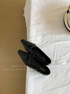 2025 Новые слипоны для улицы, повседневные, комфортные, базовые туфли на каблуке, ретро Мэри Джейн, повседневные лоферы, мюли, женские римские туфли на низком каблуке, балетки