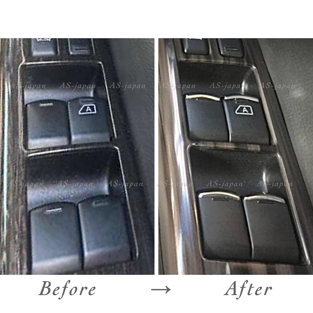 Nissan Elgrand E52 Специальная Декоративная Накладка на Кнопку Стеклоподъемника Хромированная Отделка Салона Кастом