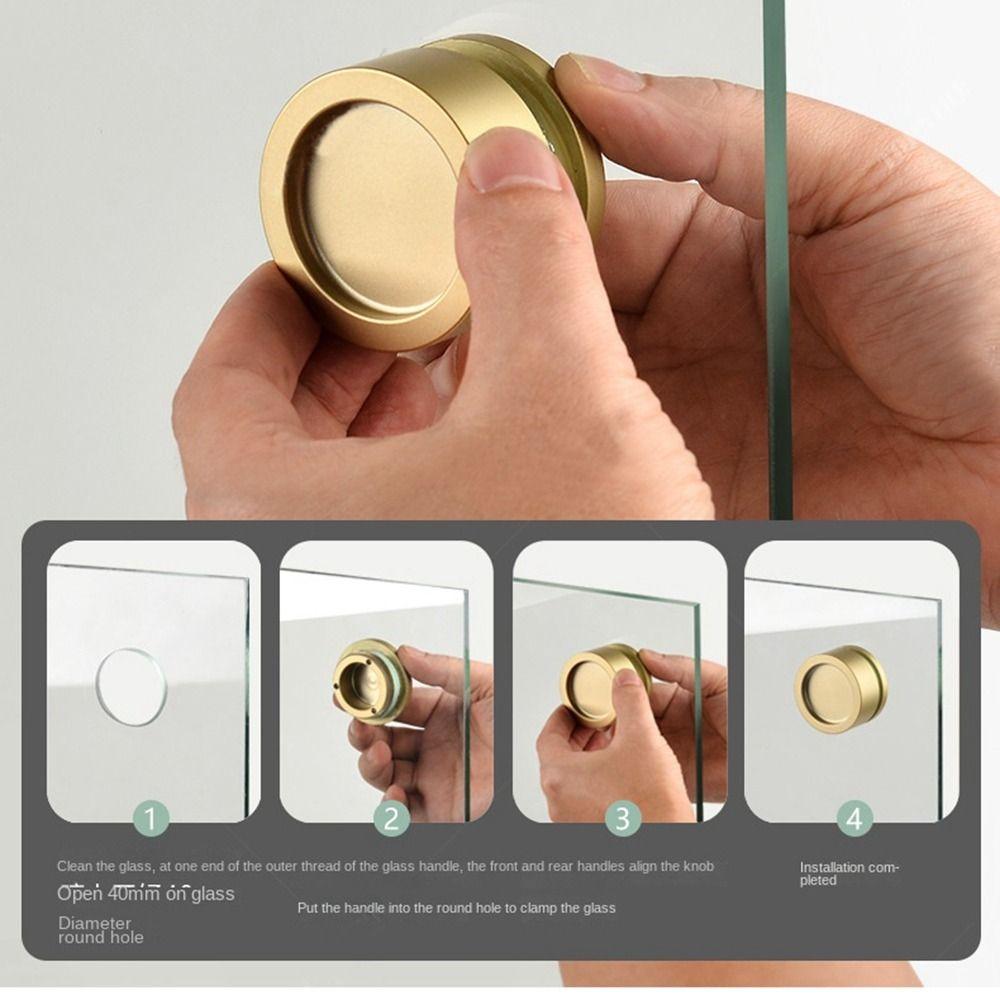 Встроенная невидимая дверная ручка, мебельные ручки из алюминиевого сплава, ручки для шкафов, стеклянные двери