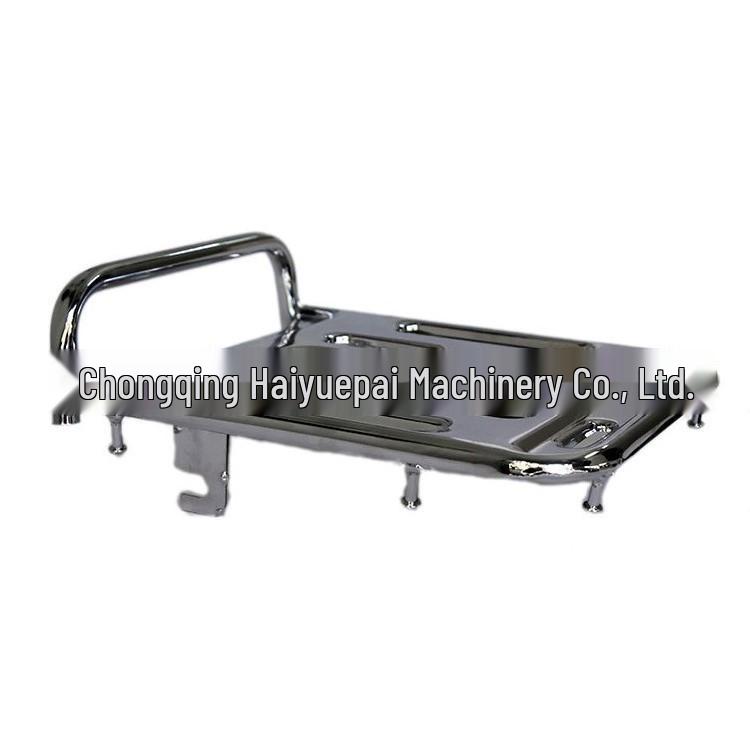 Haiyuepai Rear Cargo Rack for Shanshui 70: Double Seat, Large Tail Box, Motorcycle Accessories