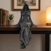 3D Printed Sitting Pose Lady Sculpture Handmade Female Tabletop Ornament  Bookshelf Decor