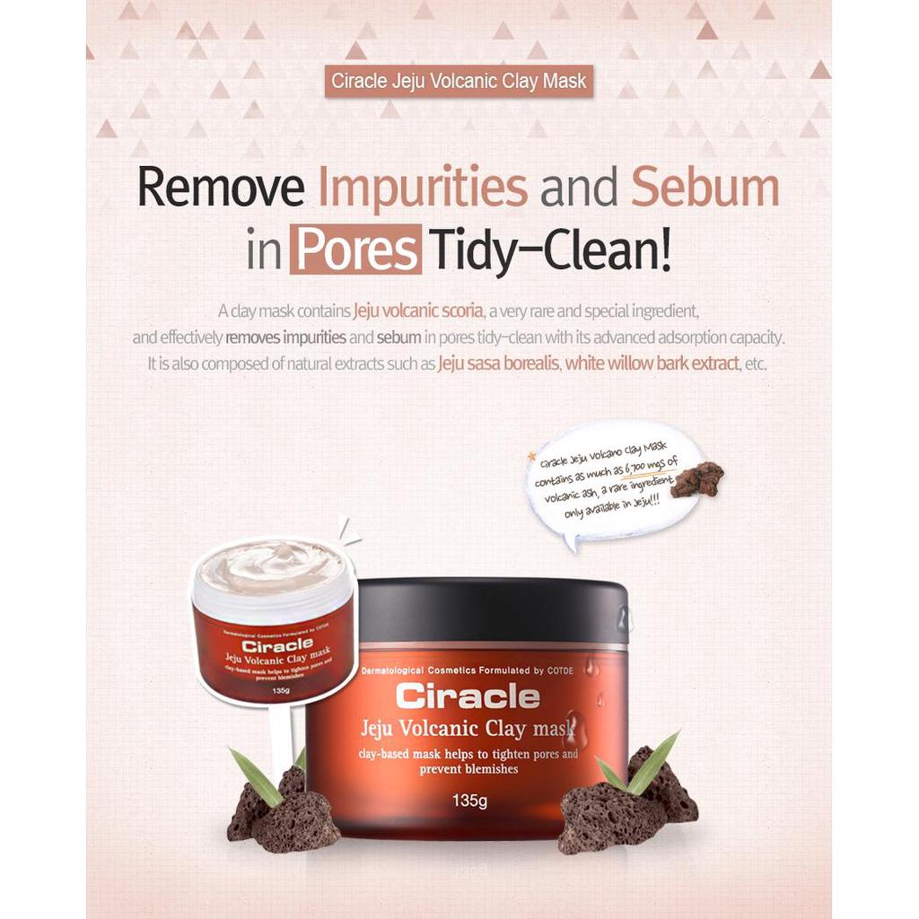 Ciracle Маска из вулканической глины Чеджу 135г