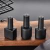 5ml 8ml 10ml 15ml Nail Polish Glass Bottle Dark Black Round Nail Polish Glue Empty Bottle Manufacturers Wholesale