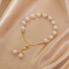 Elegant Japanese and Korean Pearl Bracelet for Women - Light Luxury, All-Match, Gentle, Niche Style Wrist Accessory