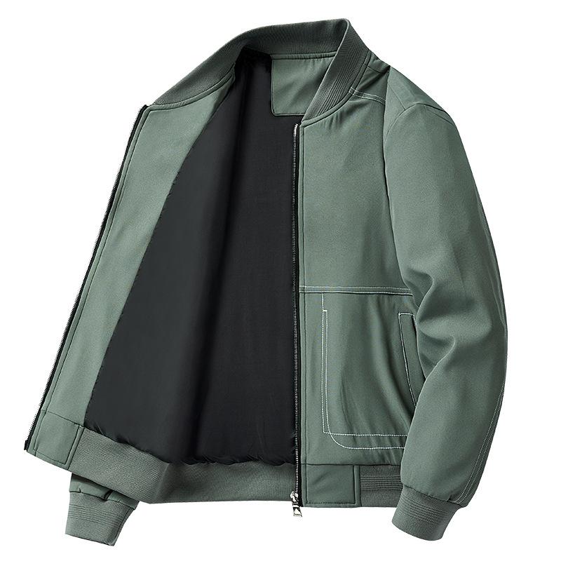 Деловая куртка Мужская мода с бейсбольным воротником Большая повседневная универсальная куртка 8XL