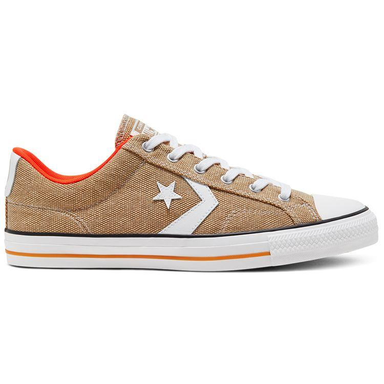 Converse Twisted Vacation Star Player Низкие Ретро Универсальные Низкие Холщовые Кеды Унисекс Кеды Хаки 167670C