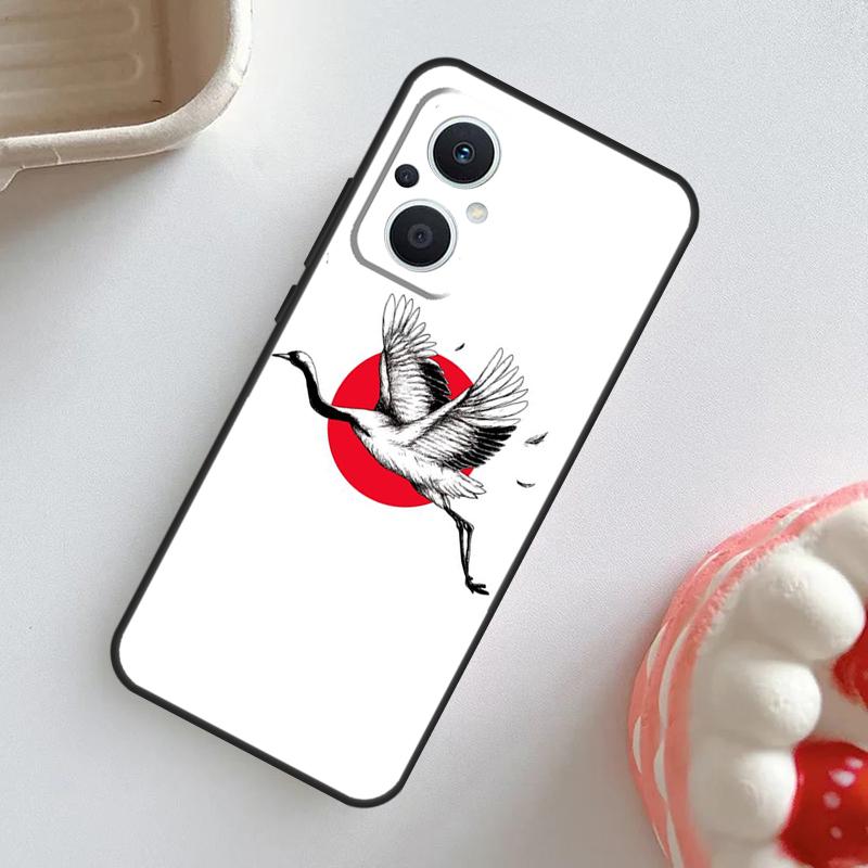 Японский стиль Арт Чехол Япония для OPPO Reno 10 Pro 11F 4Z 5Z 8T 4 5 6 7 8 Lite OPPO Find X2 X3 Neo X5 X6 Pro Чехол