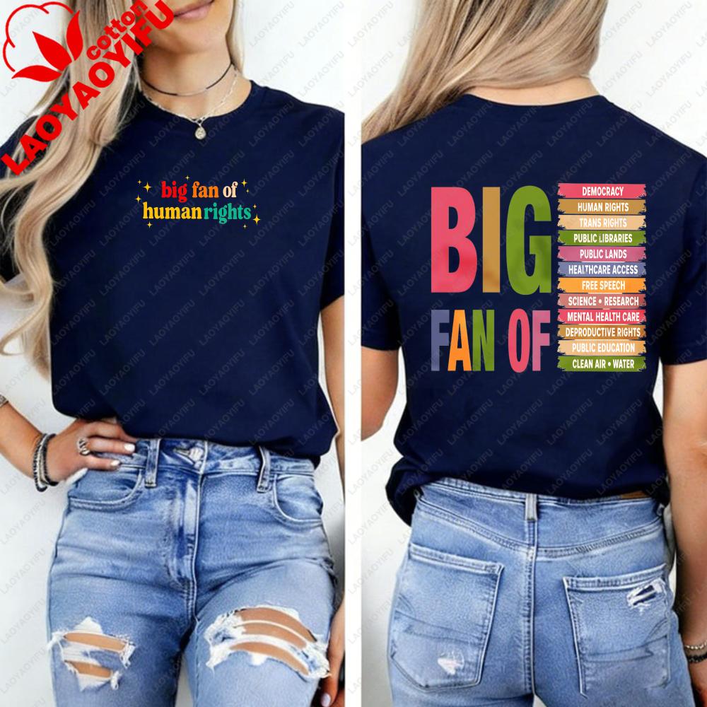 Big Fan of HuUnisex Rights Retro Vintage Tshirt Radicalized By Basic Decency Sweatshirt Everyone Welcome Hoodie Gift for Liberal