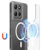 For Motorola Moto G15 Power 4G/Motorola Moto G15 4G Clear Phone Case Compatible with MagSafe TPU+Acrylic Back Cover