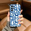 Классический чехол из мягкого силикона S-Schalke 0 4 с узором P для Samsung S25, S24, S21, S22, S23, S30, Ultra, S20, Plus, FE, Lite - Черный