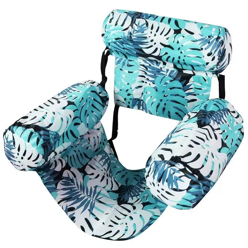 1 Pack Floating Lounge Chairs Inflatable Pool Floats for Adult Heavy Duty Floating Chair Summer Water Beach Lake Fun Party