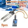 5pcs Soil Humidity Hygrometer Moisture Detection Water Sensor Module Arduino Wire TE215