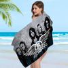Классическая рок-группа A-Aerosmith Микрофибровое пляжное полотенце Впитывающее Быстросохнущее Мягкое Полотенце для йоги, плавания, курорта, альпинизма