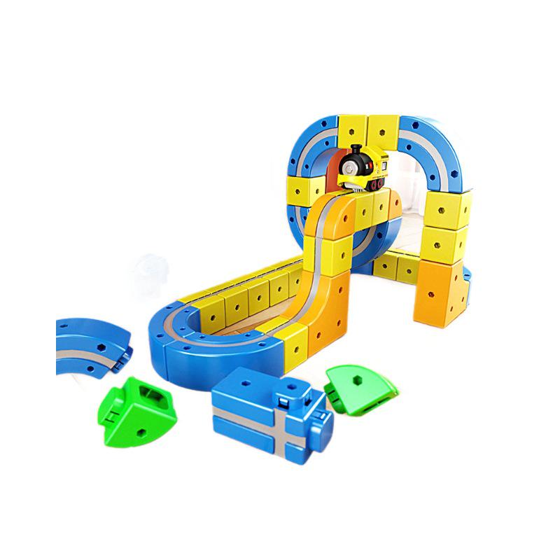 Kids' Magnetic High-Speed Rail Train Track DIY Assembly Toy