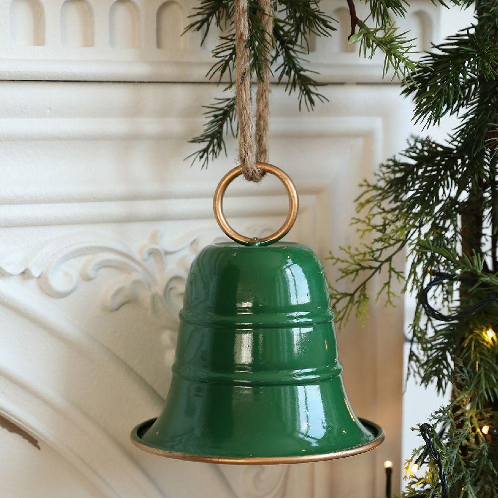 Creative Christmas Bell Pendant Exquisite Metal Hanging Bells Xmas New Year Decorative