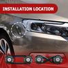 Universal Billet Bumper Trunk Quick Release Fastener Kit, Quick Release Trunk Front Rear Bumper Fasteners Fenders Holders Car Bumper Clips Kit
