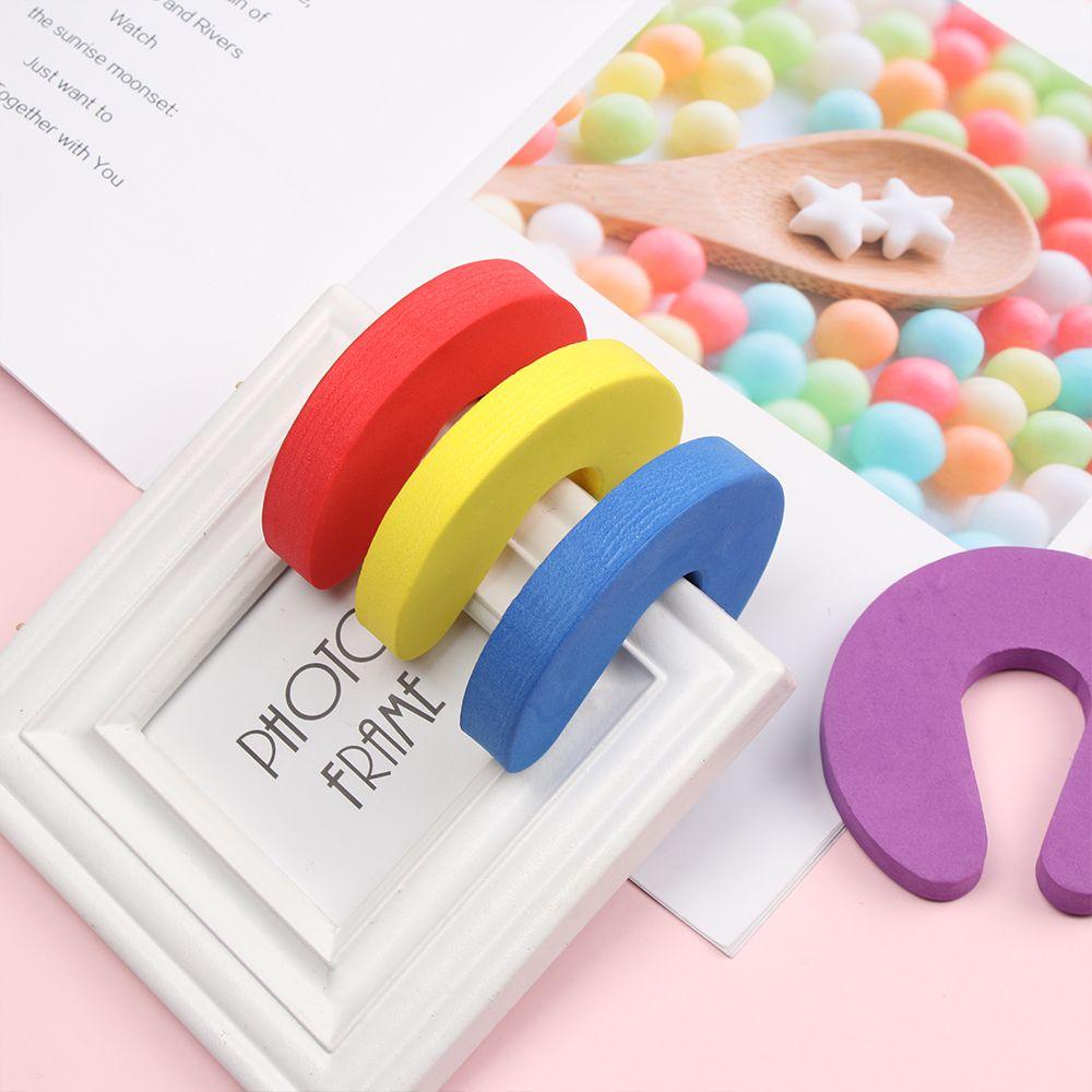 4PCS Kitchen Bedroom Soft Door Clip Baby Kids Safety Guard Finger Protector Door Stopper