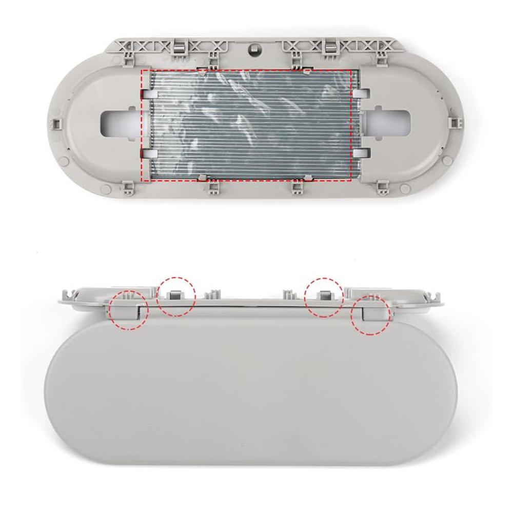 Fits For 2015-2022 BMW MINI F55 F56 51167342194 Sun Visor Vanity Mirror Gray New