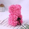 25cm Romantic Fake Rose Flower Foam Bear Doll Valentines Day Birthday Xmas