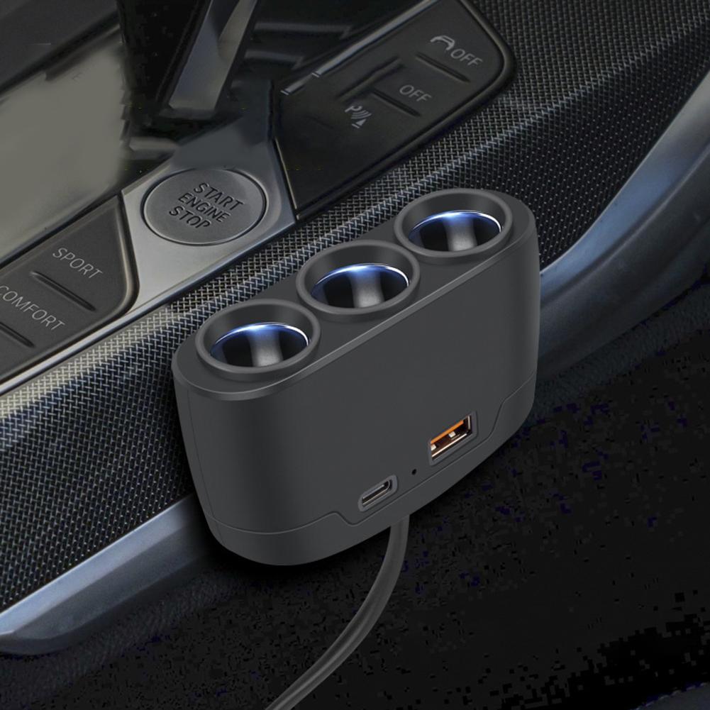 Удобная зарядка через USB для автомобилей, грузовиков, перезарядка, многоканальное напряжение, совместимый способ, автомобильный разветвитель, автомобильный адаптер для зарядного устройства