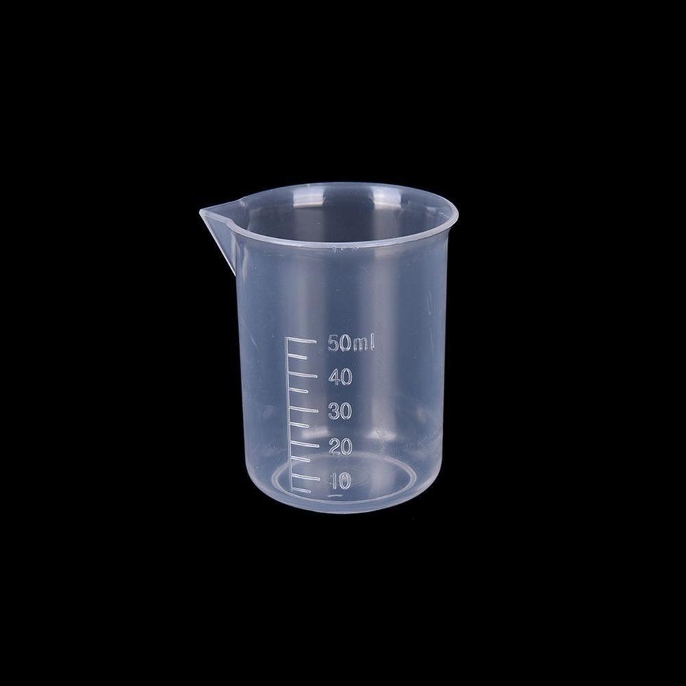 6Pcs/set 20ml/30ml/50ml/250ml/500ml/1000ml Clear Plastic Graduated Measuring Cup for Baking Beaker Liquid Measure Jug Cup Container