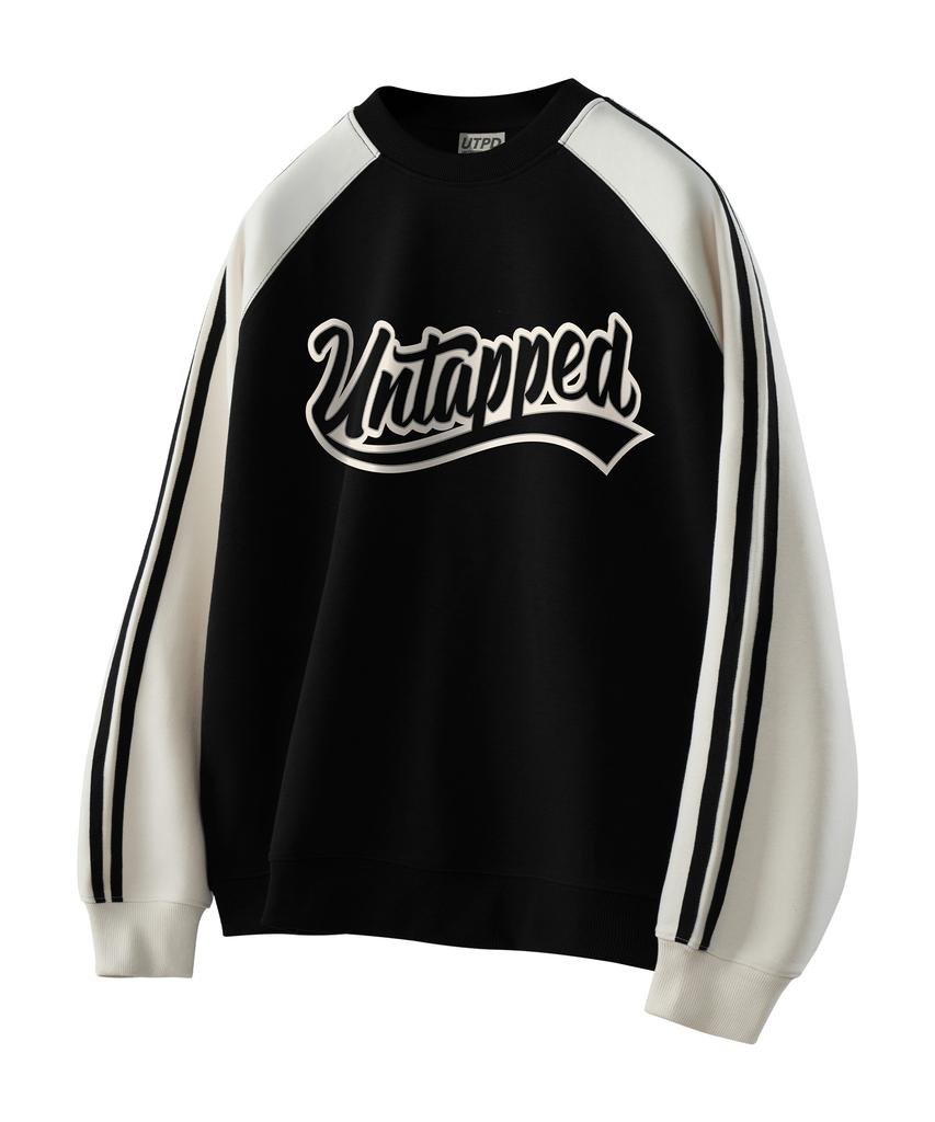 UNTAPPED STUDIO Authentic Tail Track Sporty Oversized Sweatshirt 3 Colors