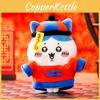 Cute Plush Zombie Bear Keychain Adorable Soft Stuffed Animal Doll Gift For Kids