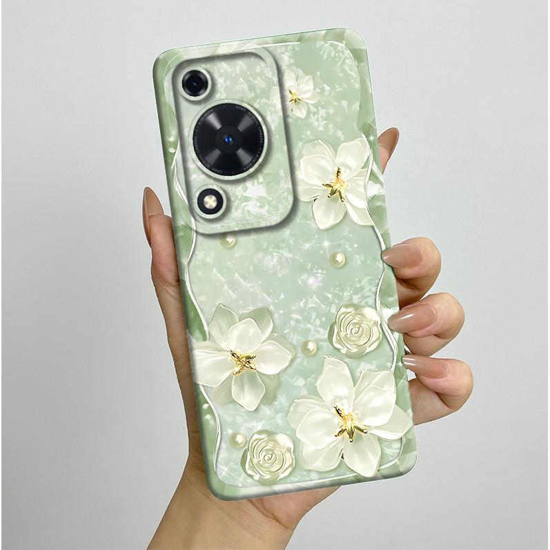 Phone Case For Huawei Nova Y72 Cases Fashion Butterfly Floral Cover For Huawei Nova Y72 NovaY72 Soft Silicone Shockproof Shell