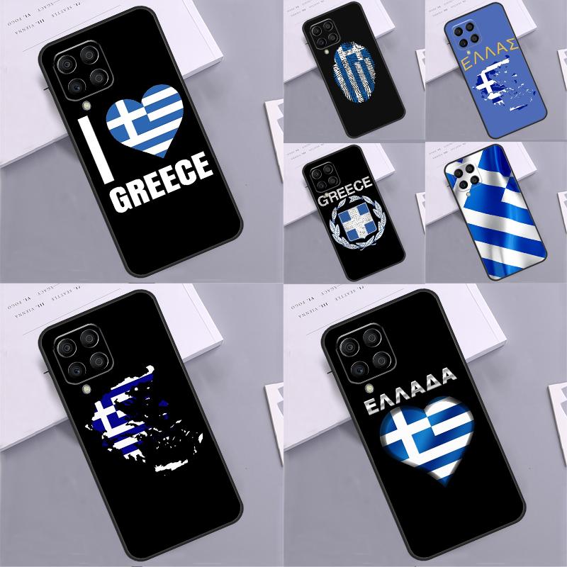 Греция Греческий флаг Для Samsung Galaxy M16 M06 M33 M13 M35 M53 M11 M21 M31 M55 M15 M14 M34 M54 M12 M32 M52 Чехол