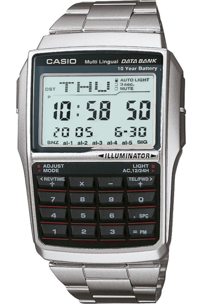 Casio Watch Data Bank Silver DBC32D-1A [Reimported]