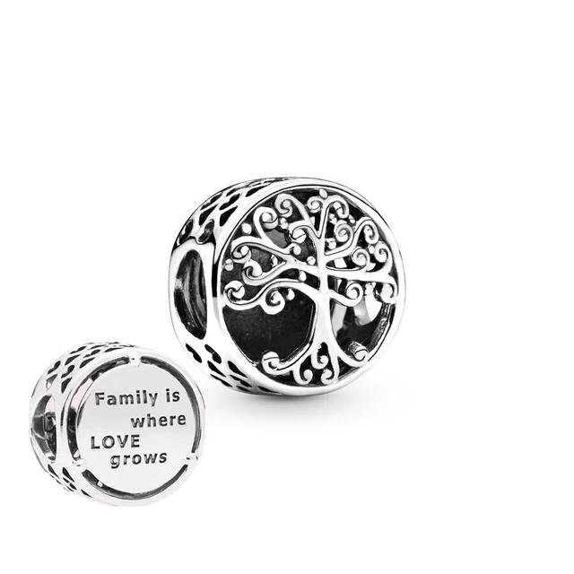 925 Sterling Silver Openwork Paw Print Infinity Charm Bead Fit New Bracelet Necklace Jewelry Gift For Women