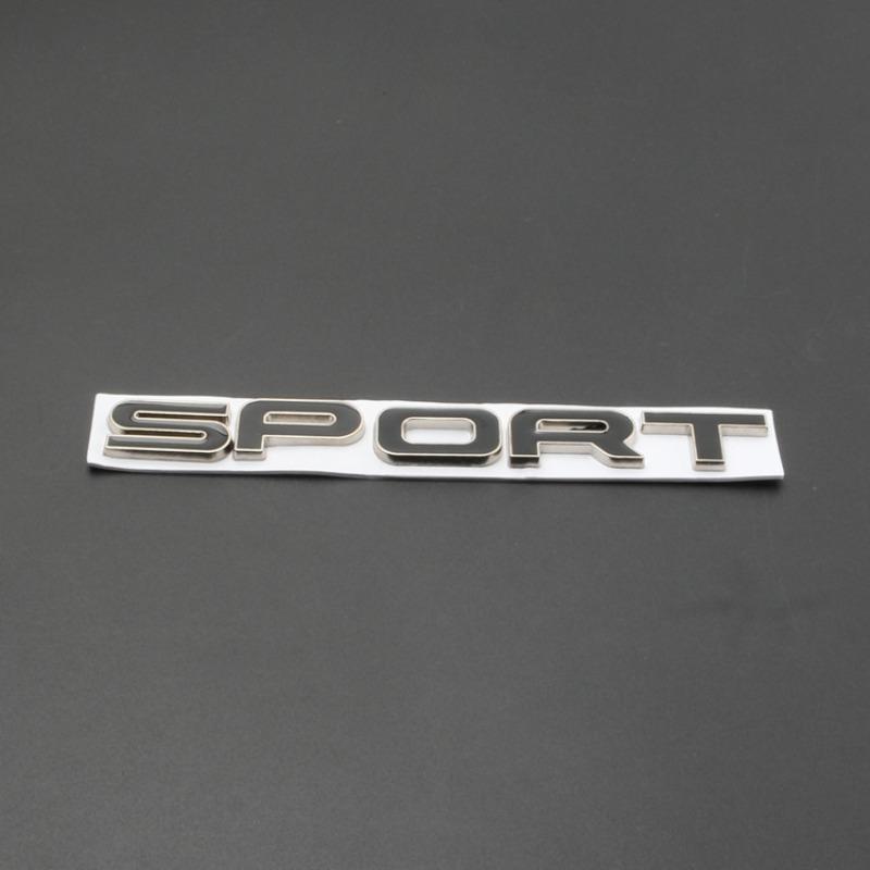 Car personalized modification car sticker metal sports car logo, sports version body sticker tail label scratches decorative sticker side label
