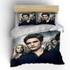 10 Размеров Кино Сумерки 3D Комплект Постельного Белья С Принтом Персонажей Пододеяльник Модное Постельное Белье Для Взрослых Односпальный Полуторный Двуспальный Евро