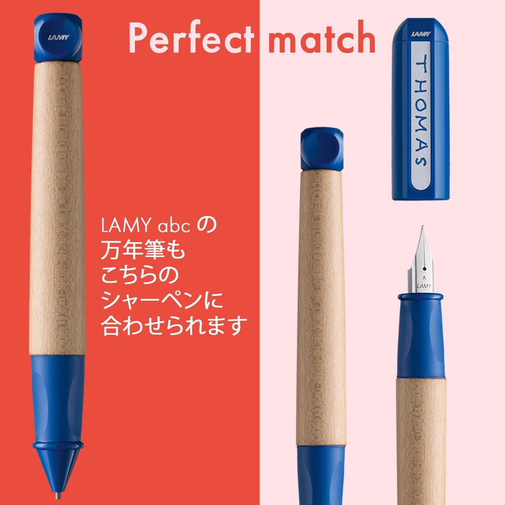 Lamy Механический карандаш Abc Blue для детей, обучающихся письму, впервые. Эргономичная ручка и прочный клен. Включает стержень LAMY M44 мм. Карандаш, -