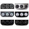 52mm 3-In-1 Kit Meter Gauge Set Oil Pressure Volt Gauge Water Temp Oil Temp With Temp & Pressure Sensor Oil Press PSI Voltmeter