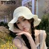 Женские однотонные складные шляпы от солнца весна-лето с широкими полями для путешествий и пляжа, дышащие, с вырезами
