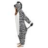 Kigurumi Animal Cosplay Hooded Jumpsuit Pajamas Men Women Long Sleeve Winter Warm Rompe Sleepwear Panda Lion,leopard,elephant,zebra,tiger Cosplay